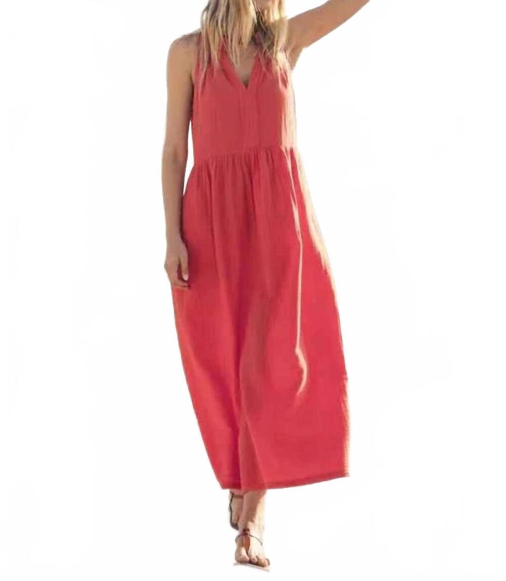 NEW DYLAN cali midi dress in chili